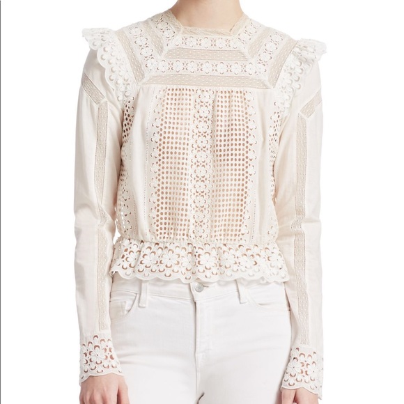Zimmermann Tops - NWT Zimmermann Laelia Paneled Top Size 1 (4-6)